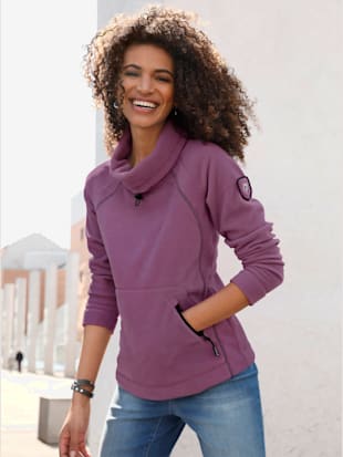 T-shirt polaire polaire moelleuse - Collection L - Violet