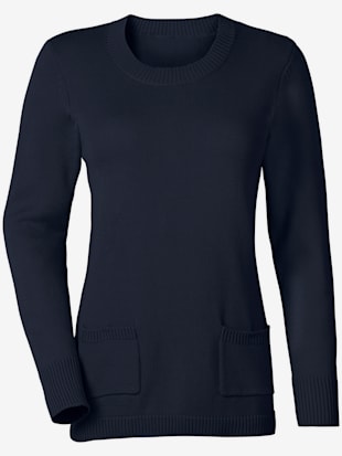 Pull encolure ronde différents coloris - Collection L - Marine