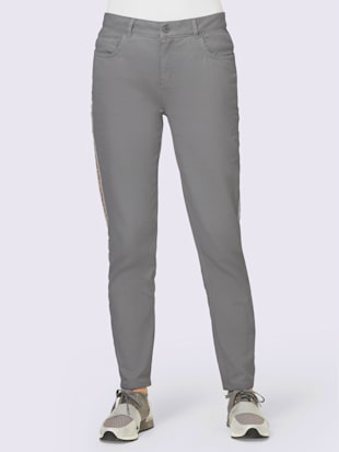 Jean inscription tendance - Creation L - Gris Pierre