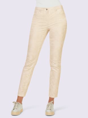 Pantalon qualité twill - Creation L - Écru-sable Imprimé