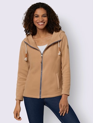 Veste polaire polaire moelleuse - Collection L - Couleur Chamois