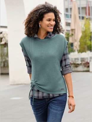Débardeur en tricot 50% coton - Collection L - Jade