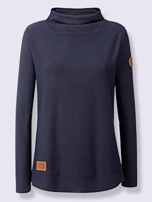 Pull à col montant pur coton - Collection L - Modalova