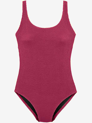 Maillot de bain qualité structurée tendance - Vivance - Bordeaux
