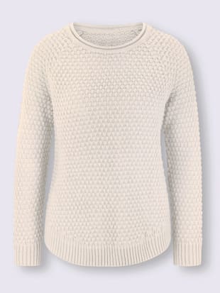 Pull tricot doux - Linea Tesini - Écru