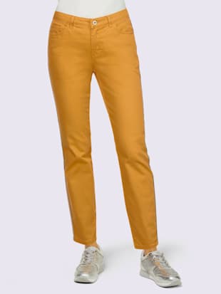 Jean 5 poches coupe 5 poches moderne - Creation L - Ocre