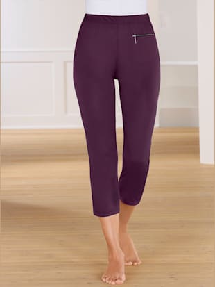 Pantalon de loisirs entretien facile - - Prune