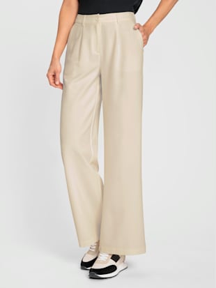Pantalon style marlène ample -  - couleur ivoire