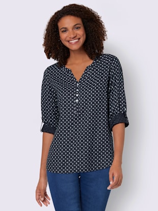 Chemisier à enfiler pure viscose - Collection L - Modalova