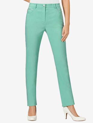 Pantalon confortable avec poches zippées - Stehmann Comfort line - Menthe