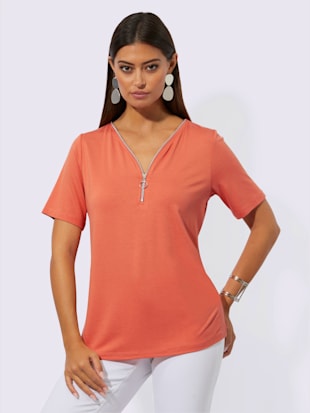 T-shirt à manches courtes avec viscose (ecovero) - Creation L - Modalova