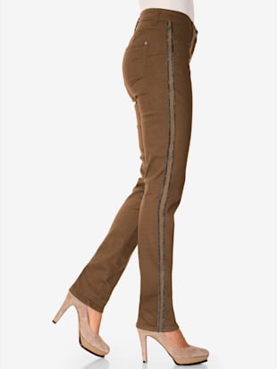 Jean qualité coton - - Ambre