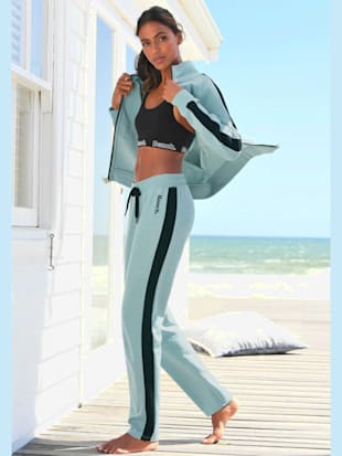 Veste sweat veste d'intérieur sportive à glissière - Bench. - Menthe-noir