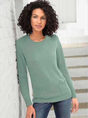 Pull encolure ronde différents coloris - Collection L - Menthe