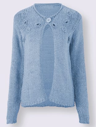 Veste en tricot - Creation L - Bleu