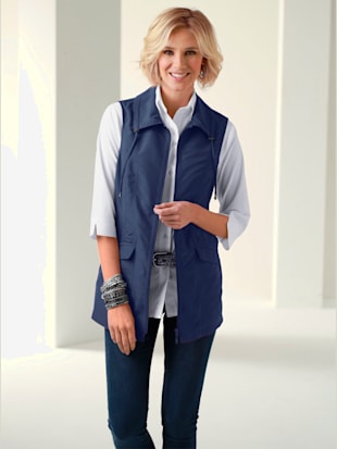 Gilet féminin sans manches avec col à revers - Witt - Modalova