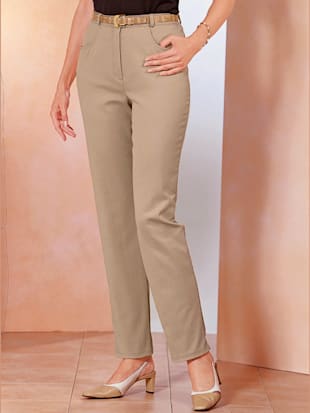 Jean à ceinture élastique chevilles fendues - Witt - Modalova
