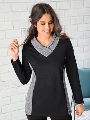 T-shirt coutures princesse structurantes - - Noir