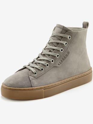 bottines tendance en cuir de qualité - elbsand - gris foncé