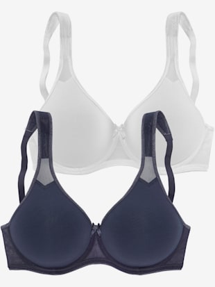 Soutien-gorge spécial t-shirt soutien-gorge à armatures. aspect basique intemporel - petite fleur - 