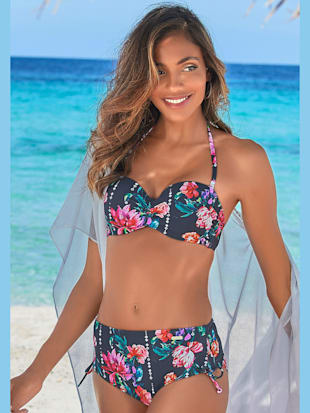 Bas de maillot de bain imprimé floral moderne - Sunseeker - Marine Imprimé