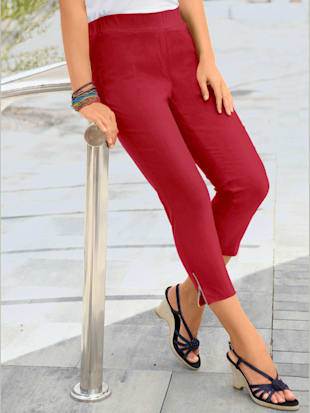 Pantalon+7/8+pour+un+ventre+plus+plat+-+Adelina+by+Scheiter+-+rouge