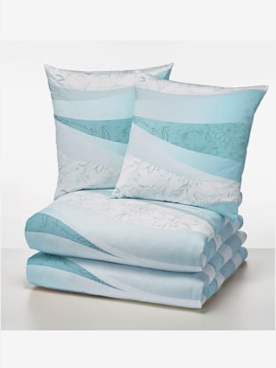 Linge de lit flanelle fine douce - Biberna - Menthe