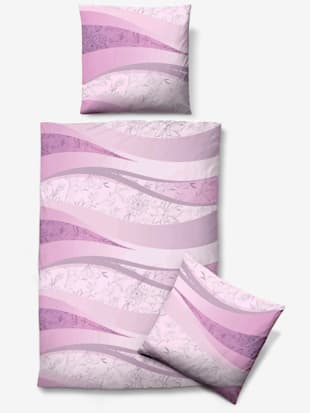 Linge de lit flanelle fine douce - Biberna - Rose