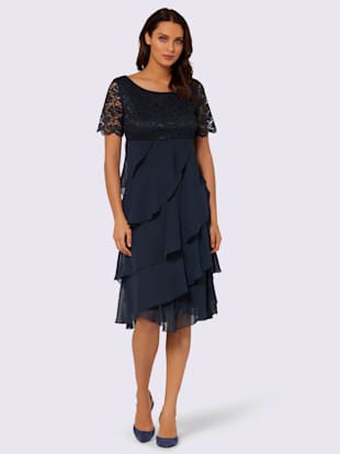 Robe en dentelle qualité tissée - Fair Lady - Noir