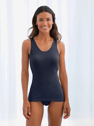 Débardeur uni souple et confortable - wäschepur - Marine