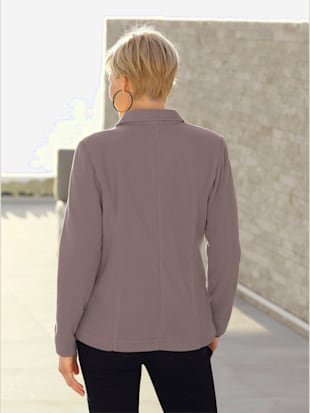 blazer polaire - collection l - taupe