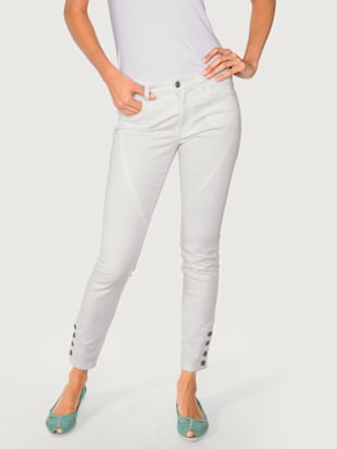 Pantalon chino coupe skinny - Linea Tesini - Blanc