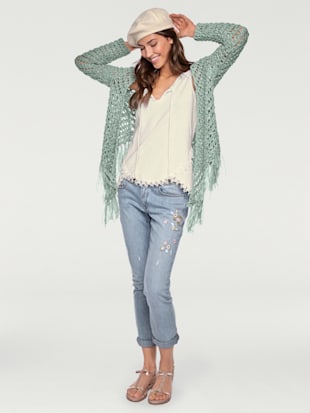 Veste en tricot look décontracté tendance - Linea Tesini - Menthe