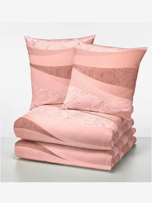 Linge de lit flanelle fine douce - Biberna - Rose