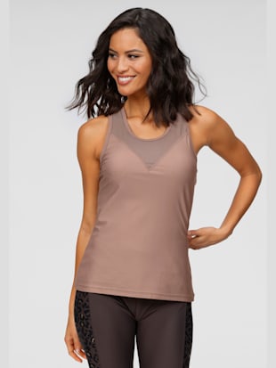 T-shirt d'extérieur débardeur performant dos nageur - Bench. - Nougat