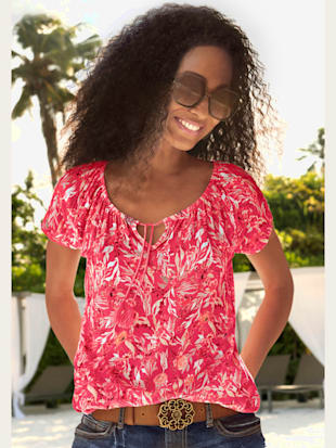 Lot de 2 t-shirts vivance - Vivance - Corail Imprimé, Crème