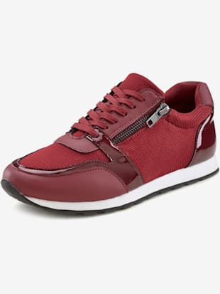 Baskets glissière latérale et lacets - LASCANA - Bordeaux