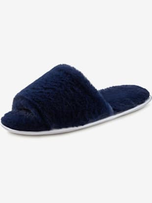 Chaussons très chaud et chaleureux - Vivance - Bleu Nuit