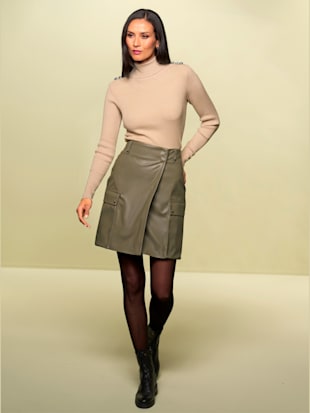 Pull à col roulé col roulé flatteur - Rick Cardona - Sable