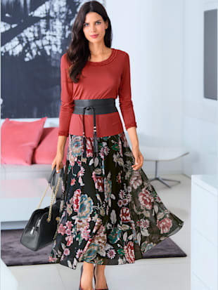 Ceinture superbe aspect cache-cœur - - Noir