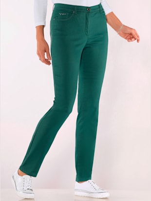 pantalon 60% coton - cosma - vert foncé