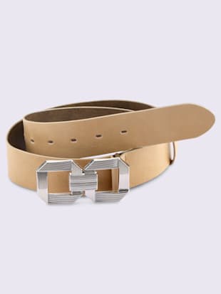 Ceinture de fabrication allemande -  - couleur chamois