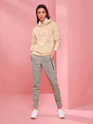 Sweat-shirt pierres fantaisie tendance - Rick Cardona - Sable