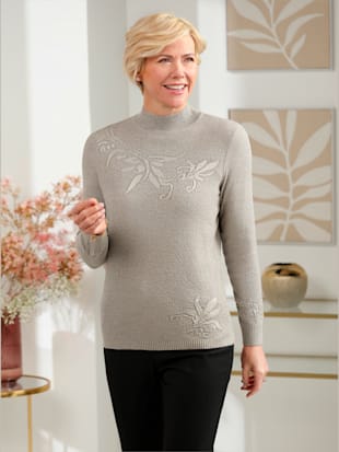 Pull à col montant motif intarsia - Witt - Modalova