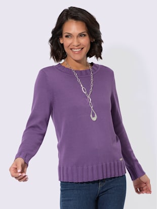 Pull à manches longues 50% coton - Collection L - Modalova