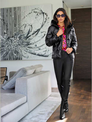 Veste d'extérieur piquage élégant - Rick Cardona - Noir