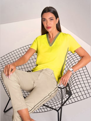 T-shirt élasthanne - Rick Cardona - Citron Vert