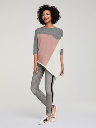 Pull encolure ronde - Rick Cardona - Rose-multicolore