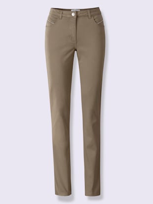 Pantalon qualité coton - Collection L - Beige