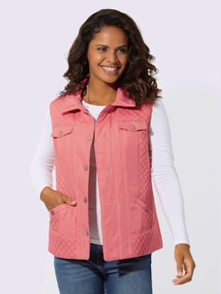Gilet matelassé coutures contrastées - Collection L - Modalova